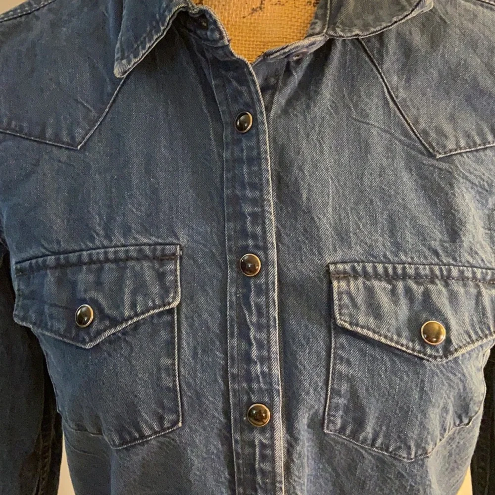 Gap Ombré Denim Button Down XS